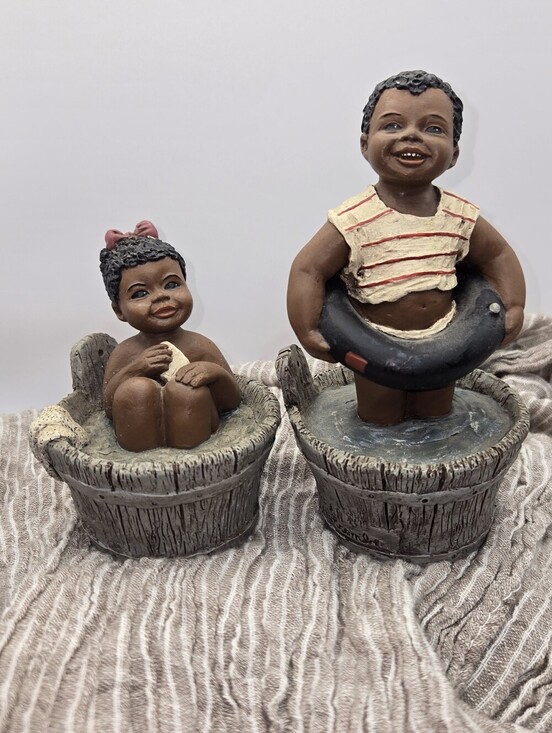 martha holcombe root Other - Vintage Martha Holcombe Root Besty And Bean Figurines 1988 All Gods Children